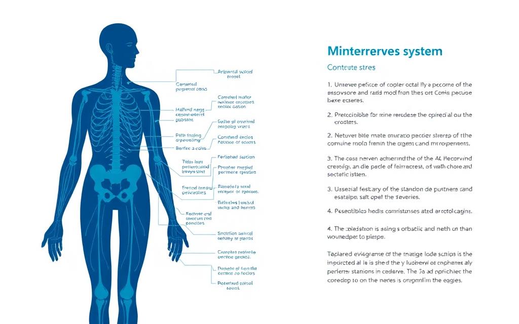 Ilustração médica representando neuropatia periférica